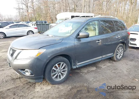 2013 Nissan Pathfinder Sl из США, поврежденный, VIN 5N1AR2MM9DC609770